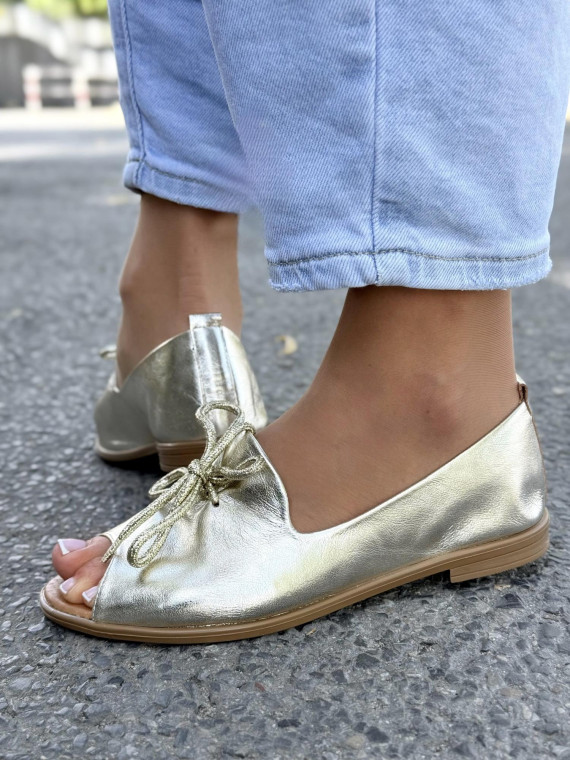 Sandałki damskie OLEKSY ze skóry naturalnej Polskiej produkcji