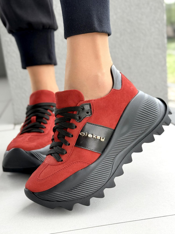 Sneakersy ze skóry naturalnej OLEKSY Polskiej produkcji