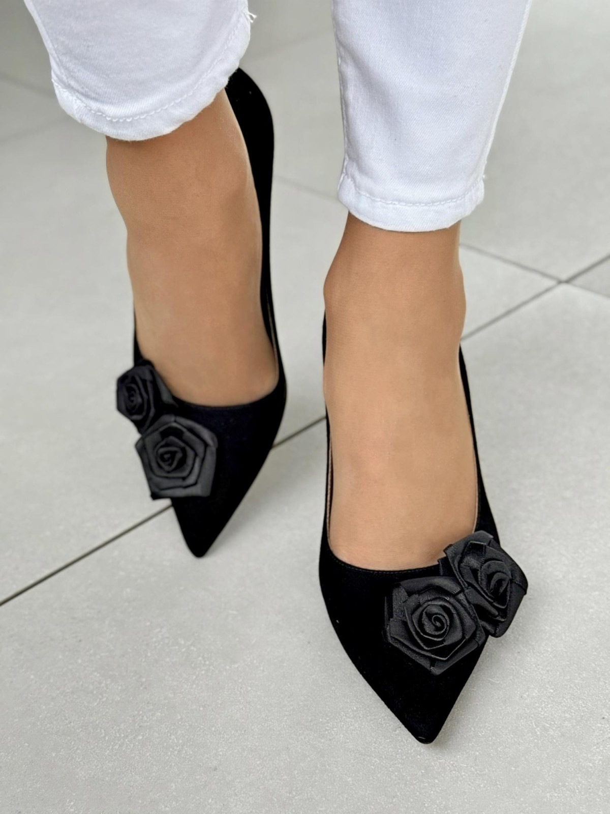 Czółenka OLEKSY ze skóry naturalnej Polskiej produkcji