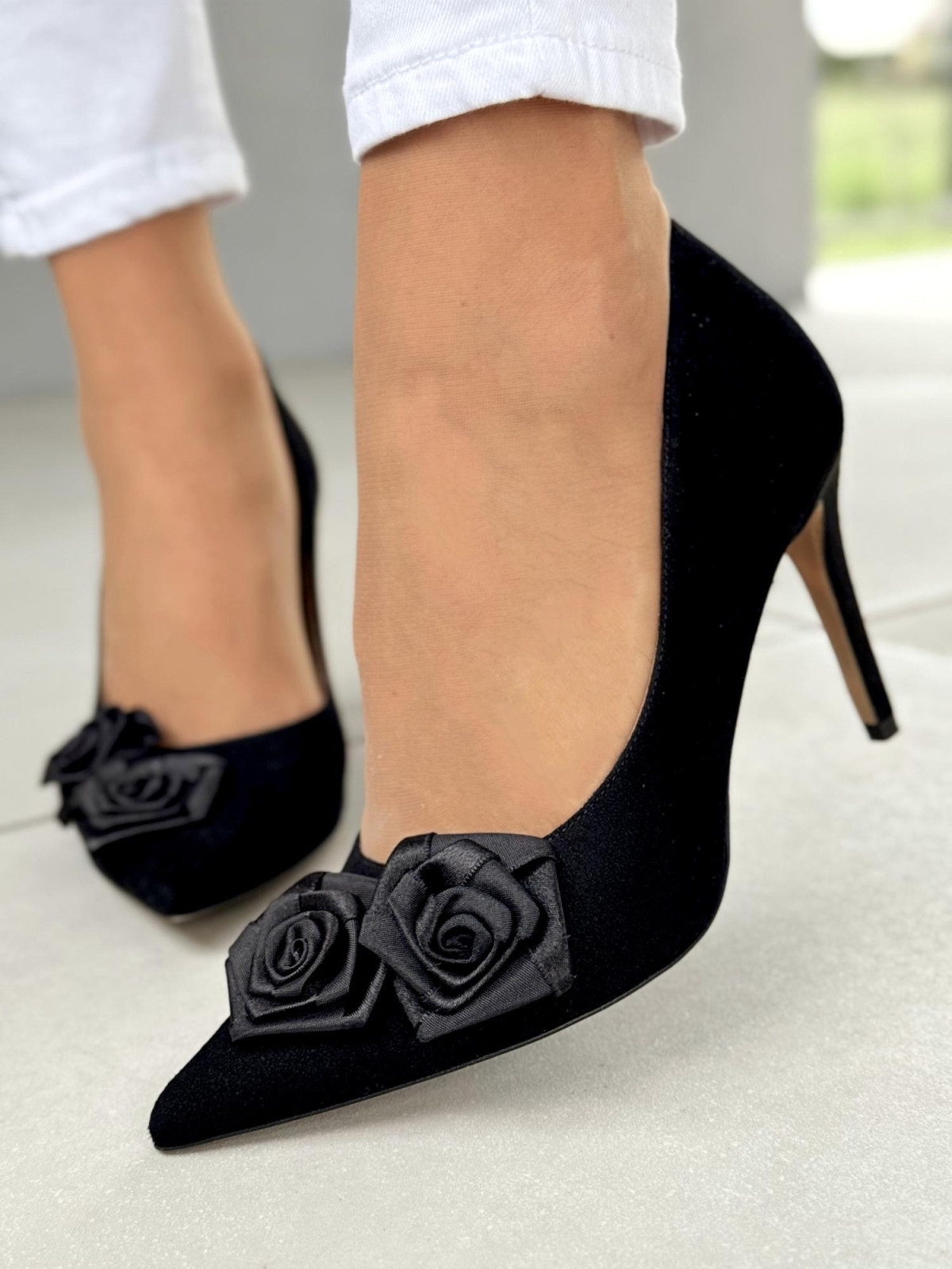 Czółenka OLEKSY ze skóry naturalnej Polskiej produkcji