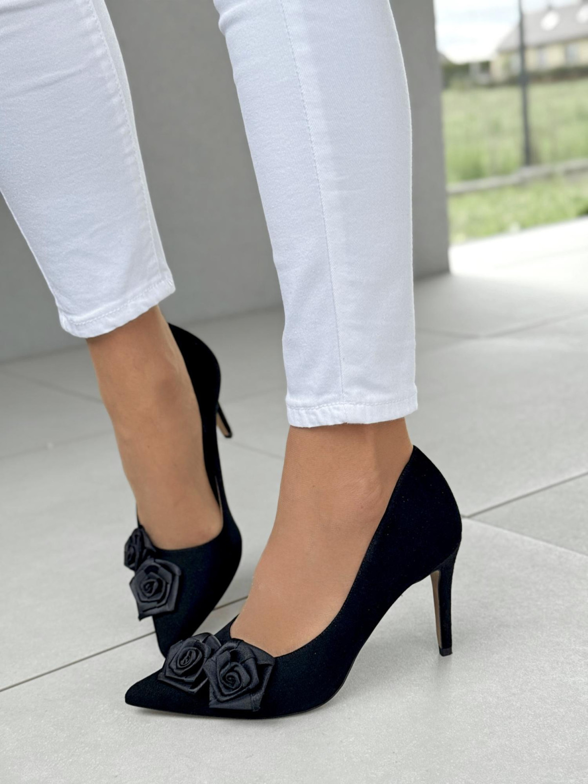 Czółenka OLEKSY ze skóry naturalnej Polskiej produkcji