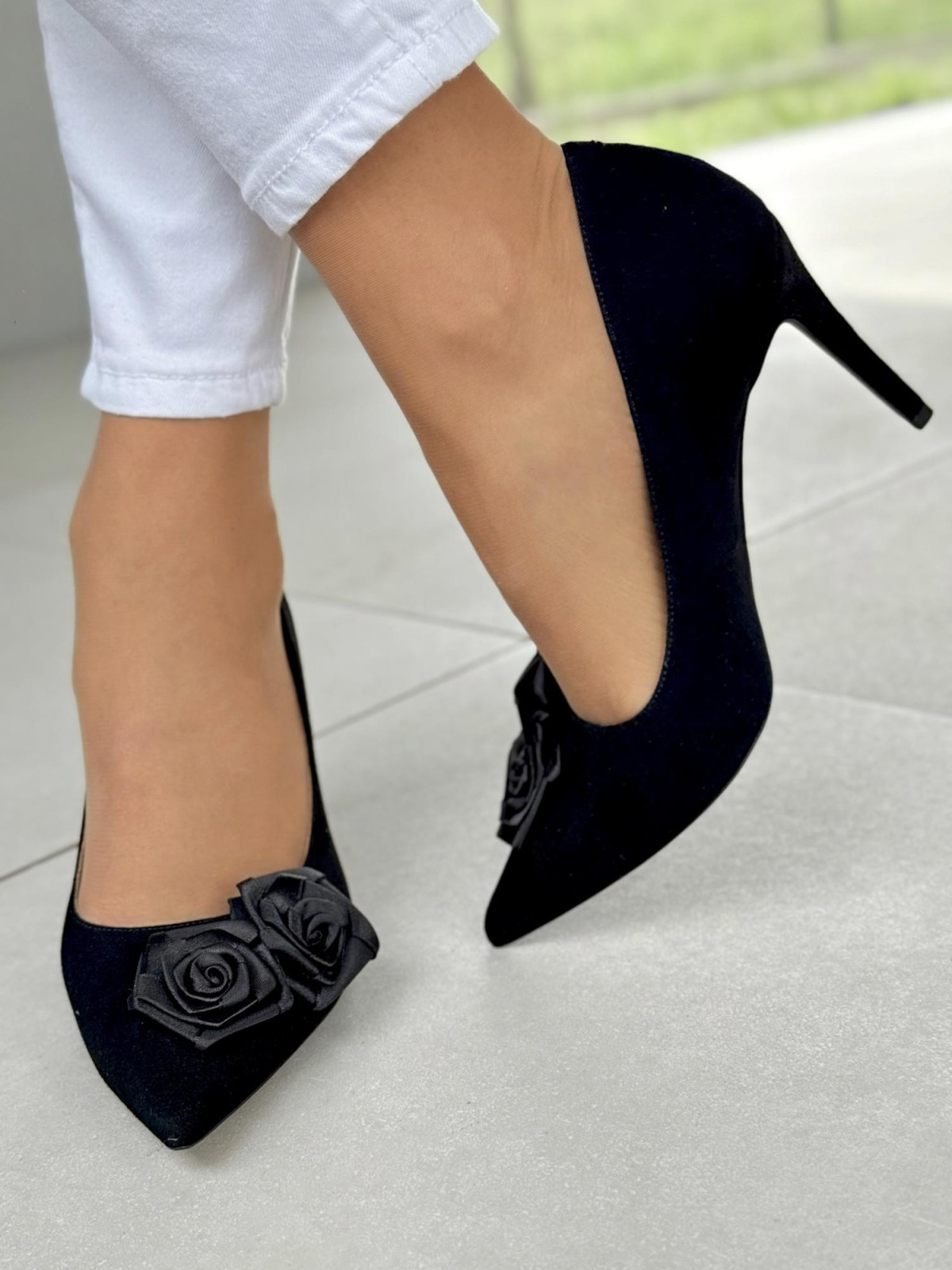 Czółenka OLEKSY ze skóry naturalnej Polskiej produkcji