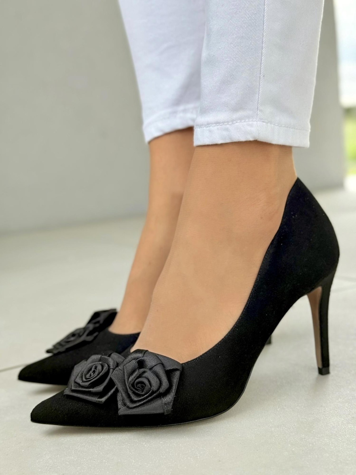 Czółenka OLEKSY ze skóry naturalnej Polskiej produkcji