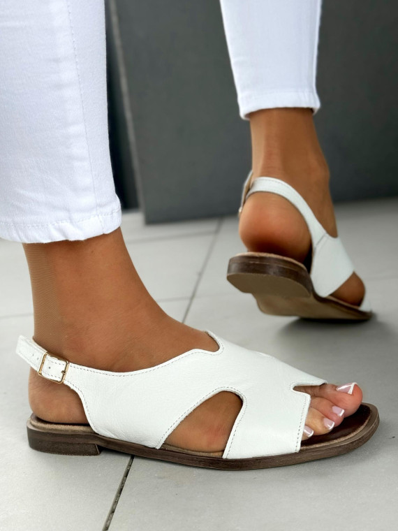 Sandałki damskie OLEKSY ze skóry naturalnej Polskiej produkcji