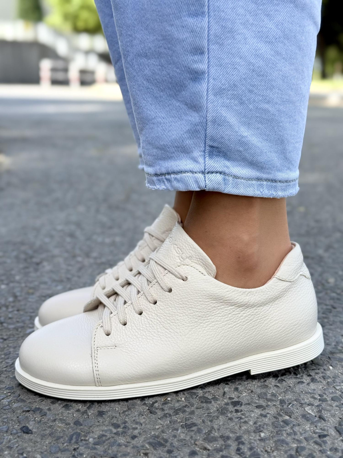 Półbuty damskie barefoot OLEKSY ze skóry naturalnej Polskiej produkcji