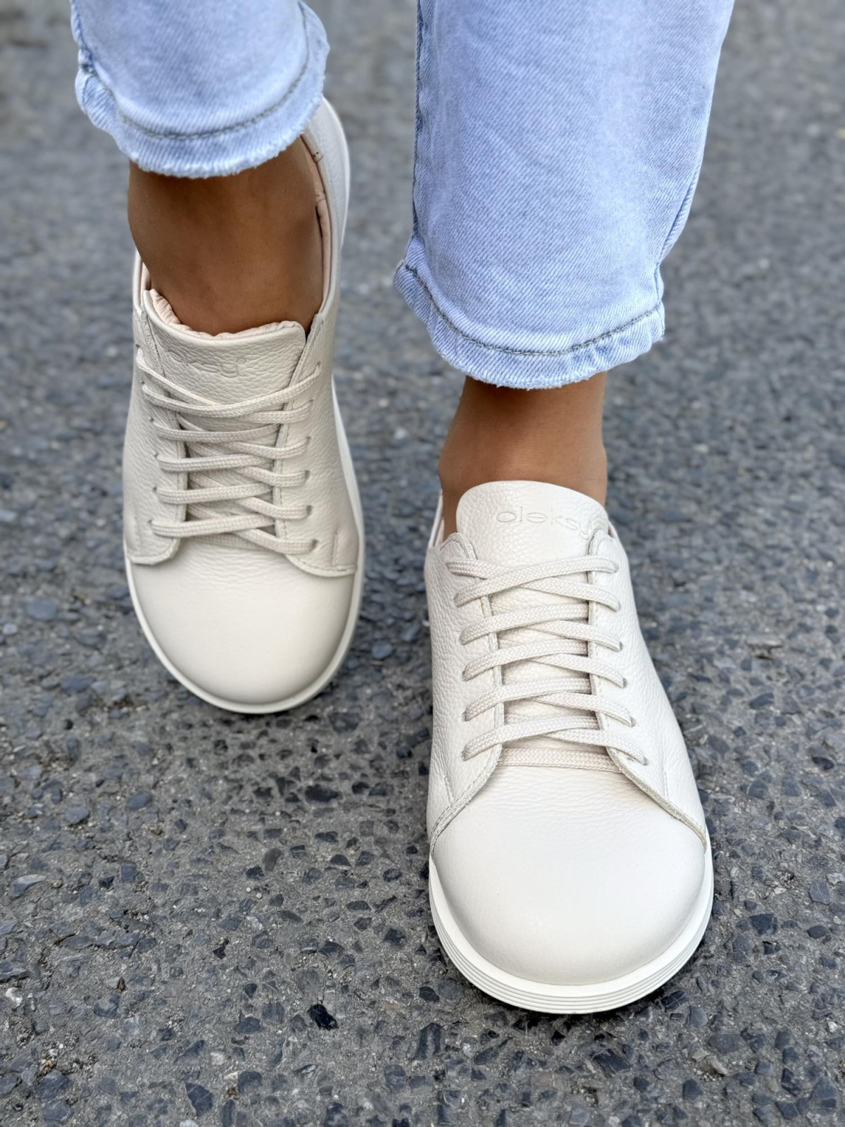 Półbuty damskie barefoot OLEKSY ze skóry naturalnej Polskiej produkcji