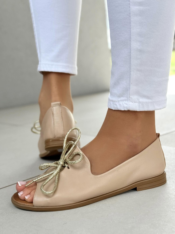 Sandałki damskie OLEKSY ze skóry naturalnej Polskiej produkcji