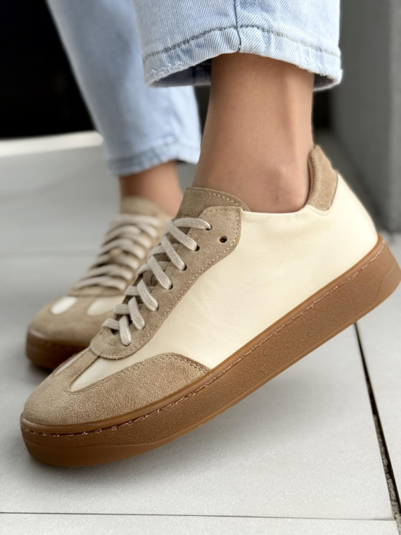 Sneakersy damskie barefoot OLEKSY ze skóry naturalnej Polskiej produkcji