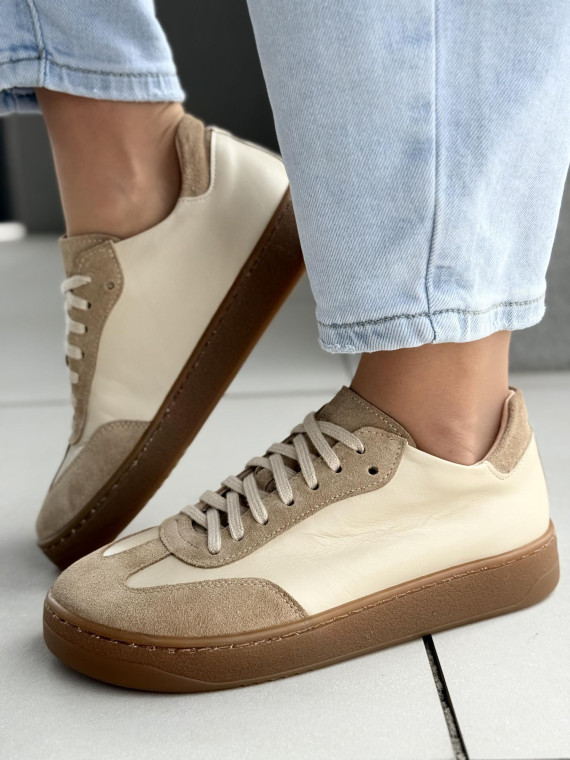 Sneakersy damskie barefoot OLEKSY ze skóry naturalnej Polskiej produkcji