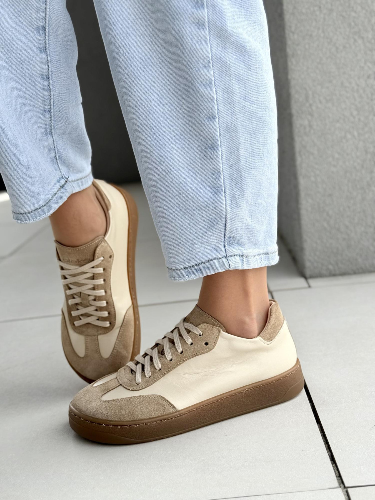 Sneakersy damskie barefoot OLEKSY ze skóry naturalnej Polskiej produkcji