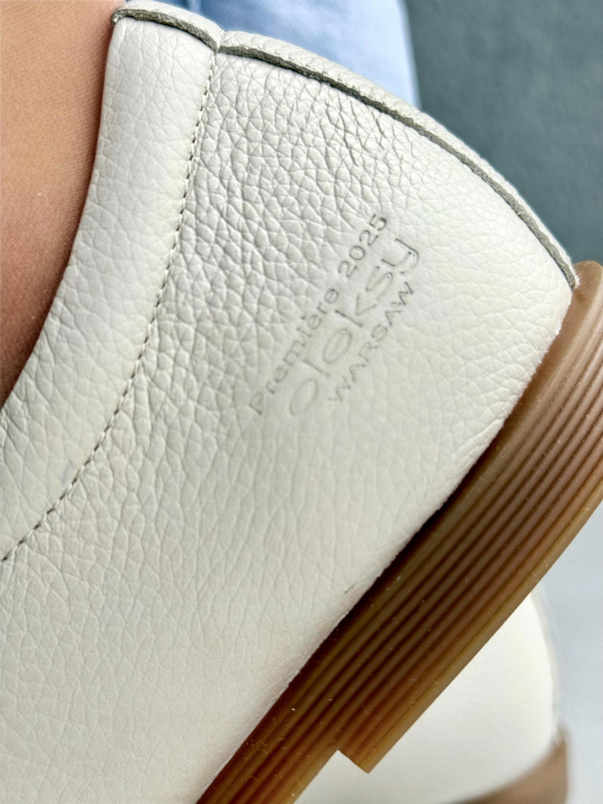 Mokasyny damskie BAREFOOT OLEKSY ze skóry naturalnej Polskiej produkcji