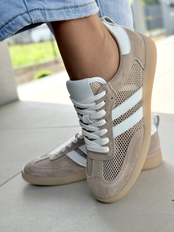 Sneakersy damskie ze skóry naturalnej