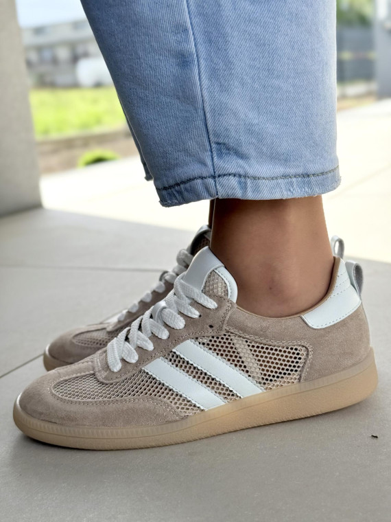 Sneakersy damskie ze skóry naturalnej