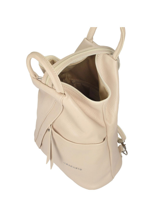 Modny plecak damski ze skóry naturalnej