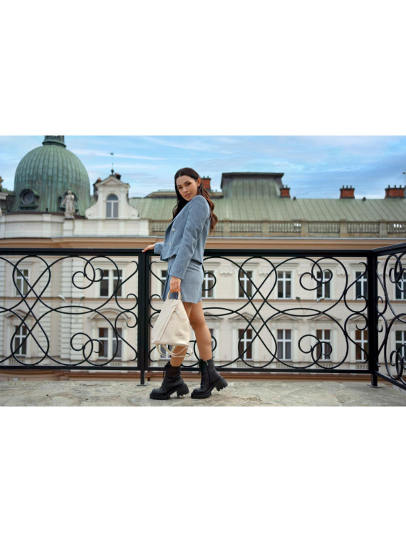 Modny plecak damski ze skóry naturalnej