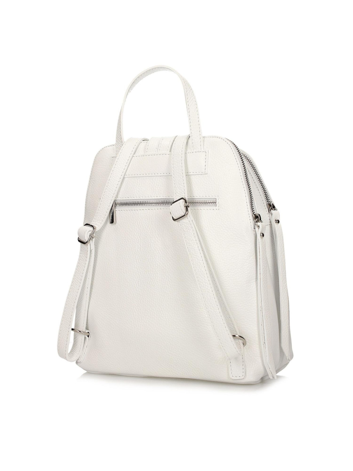 Modny plecak damski ze skóry naturalnej