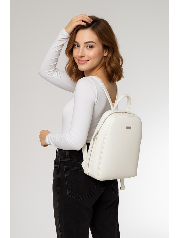 Modny plecak damski ze skóry naturalnej