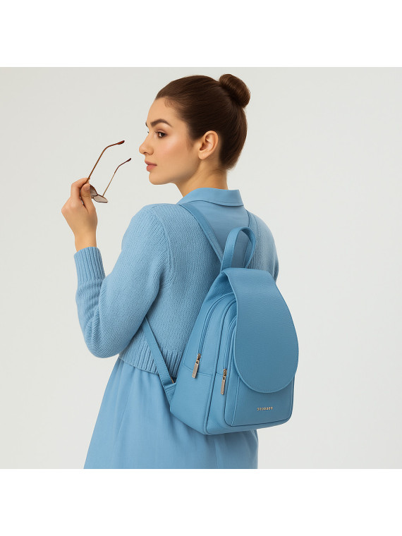 Modny plecak damski ze skóry naturalnej