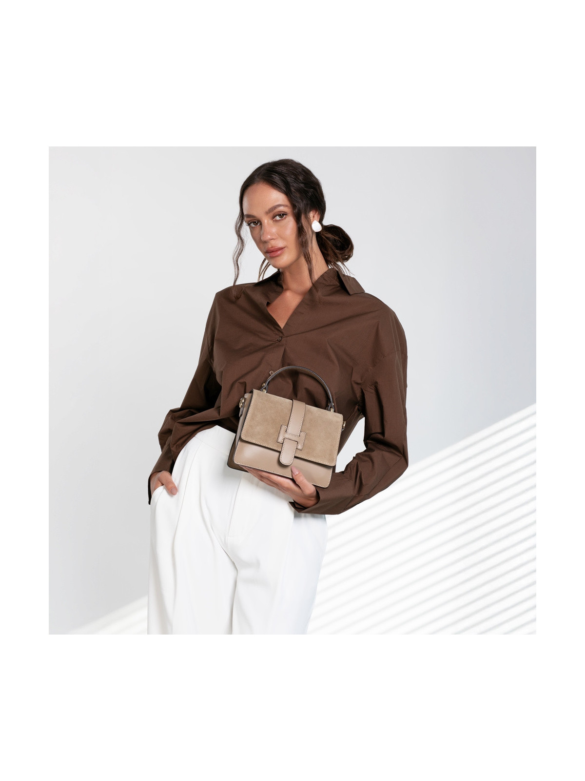 Modna torebka damska ze skóry naturalnej