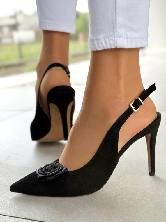 Czółenka OLEKSY ze skóry naturalnej Polskiej produkcji