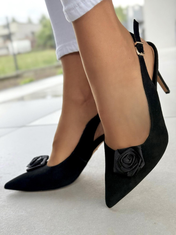 Czółenka OLEKSY ze skóry naturalnej Polskiej produkcji