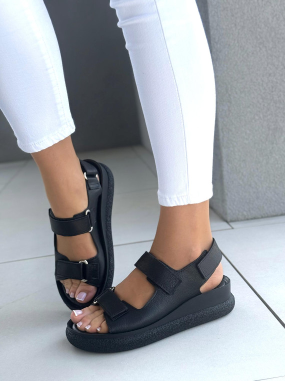 Sandałki damskie OLEKSY ze skóry naturalnej Polskiej produkcji