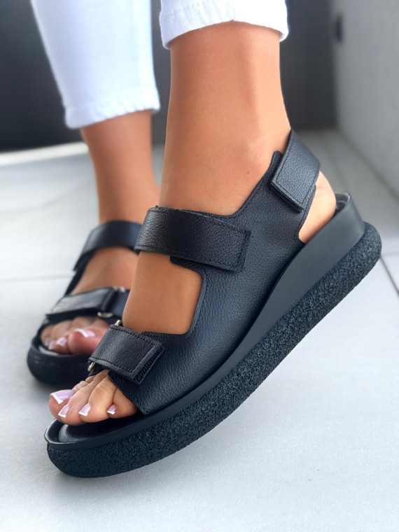 Sandałki damskie OLEKSY ze skóry naturalnej Polskiej produkcji