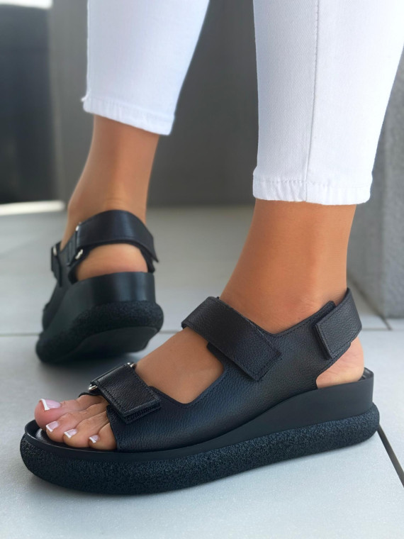 Sandałki damskie OLEKSY ze skóry naturalnej Polskiej produkcji