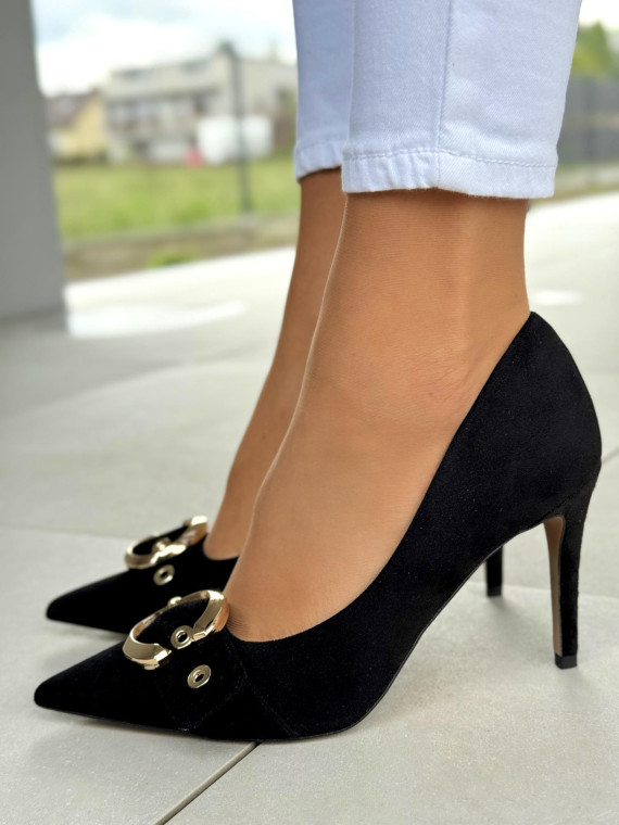 Czółenka OLEKSY ze skóry naturalnej Polskiej produkcji