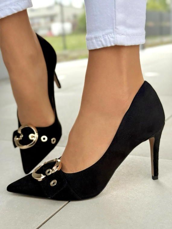 Czółenka OLEKSY ze skóry naturalnej Polskiej produkcji