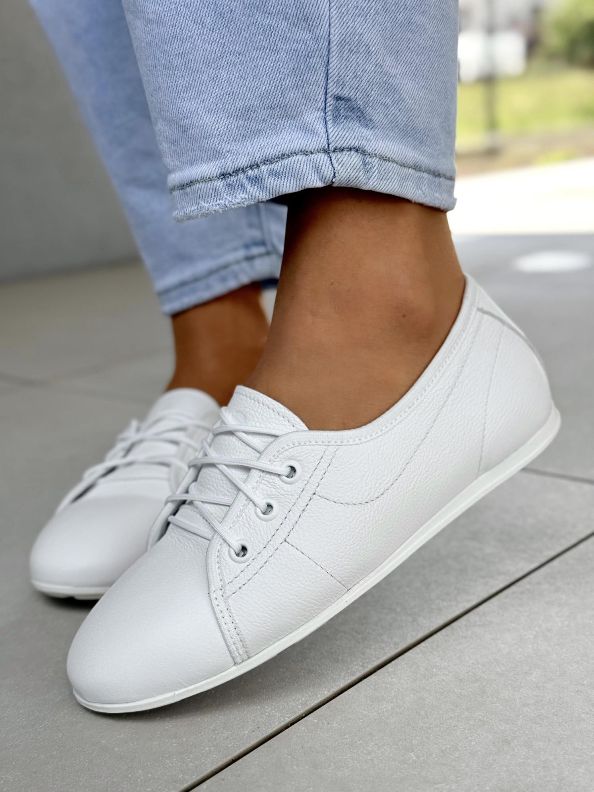 Sneakersy damskie OLEKSY ze skóry naturalnej Polskiej produkcji