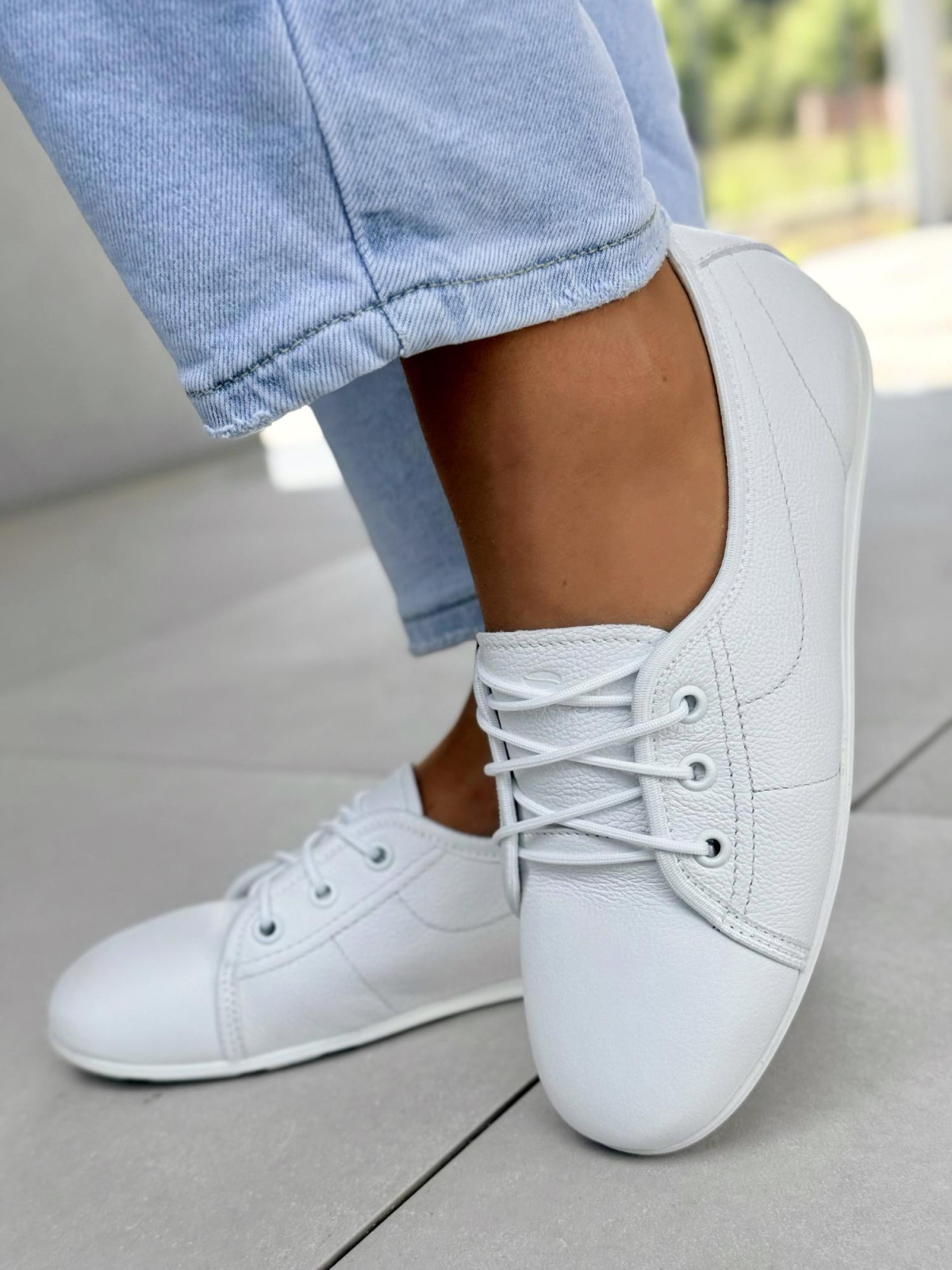 Sneakersy damskie OLEKSY ze skóry naturalnej Polskiej produkcji