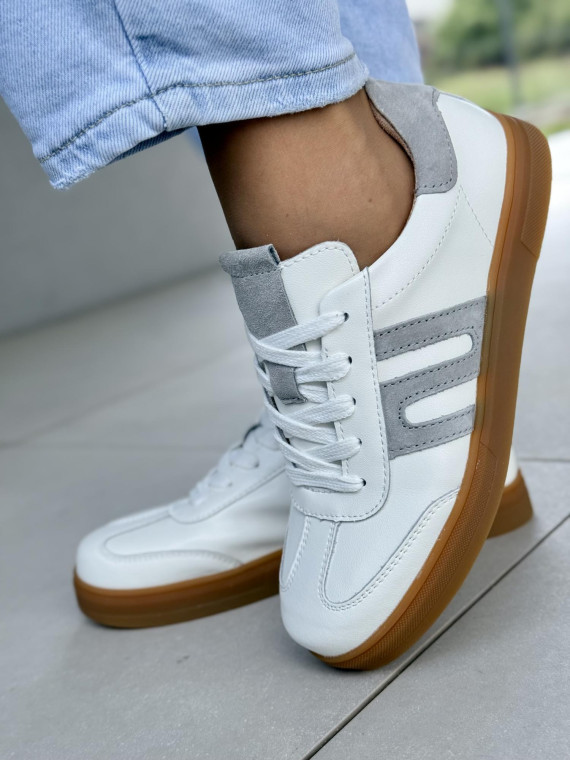 Sneakersy damskie ze skóry naturalnej