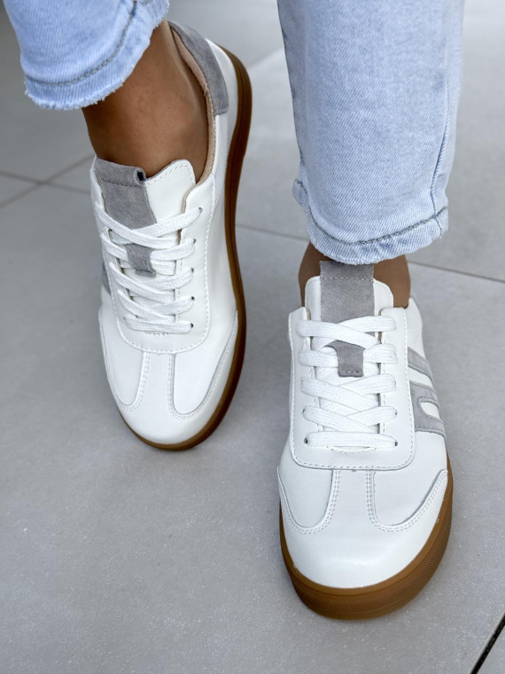 Sneakersy damskie ze skóry naturalnej