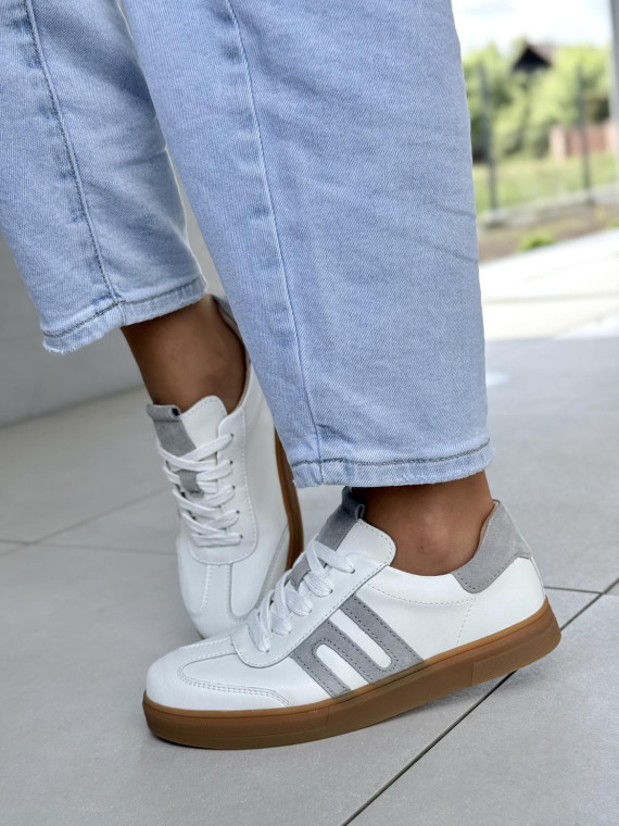 Sneakersy damskie ze skóry naturalnej
