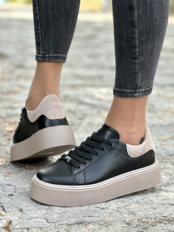 Sneakersy damskie ze skóry naturalnej