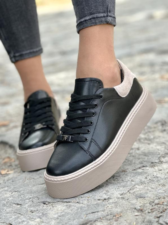 Sneakersy damskie ze skóry naturalnej