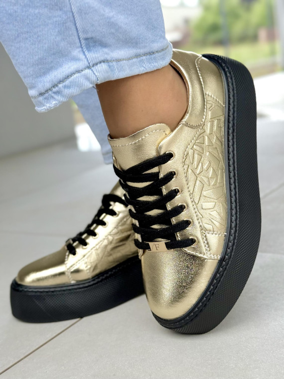 Sneakersy damskie ze skóry naturalnej