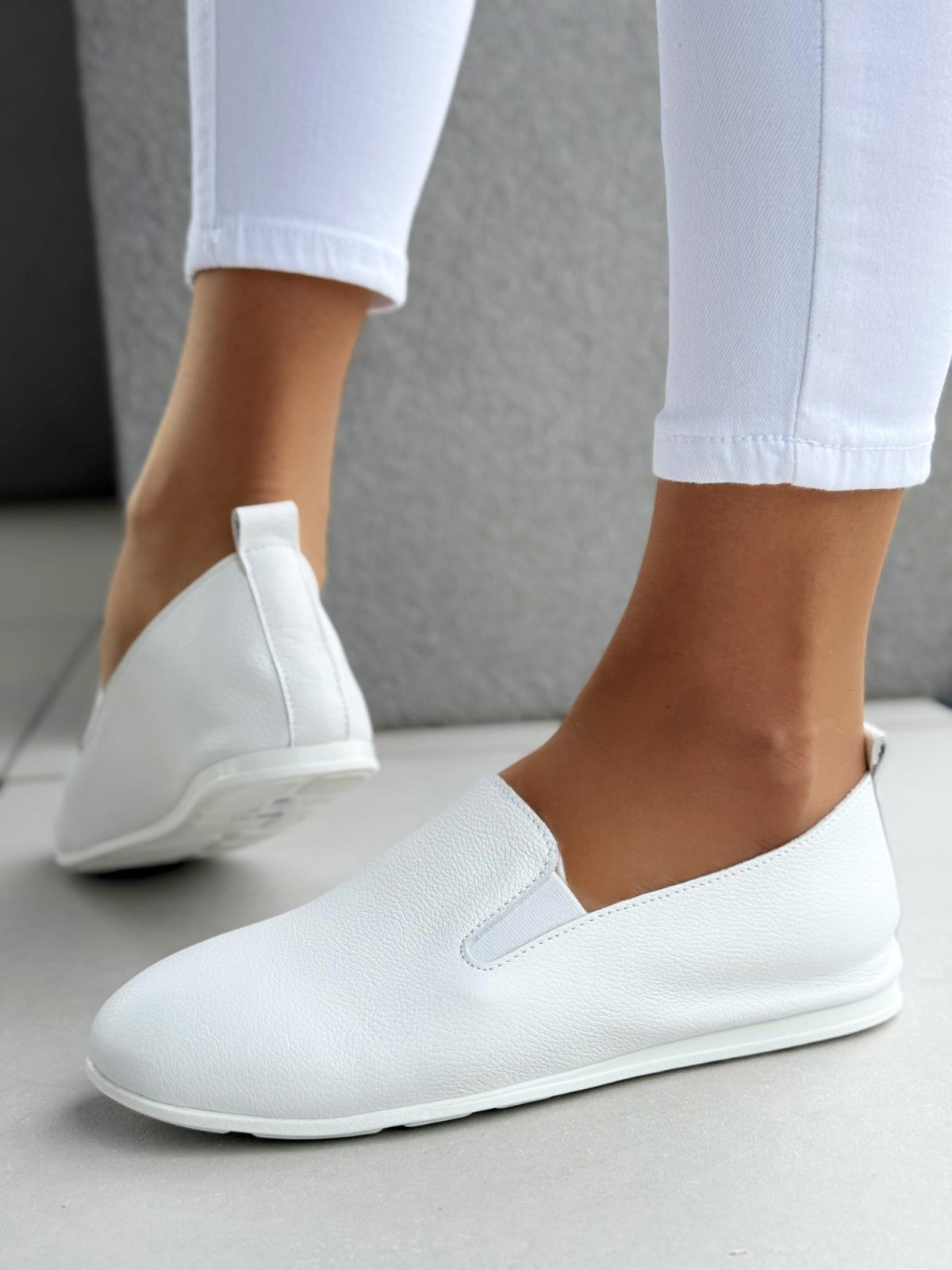 Mokasyny damskie OLEKSY ze skóry naturalnej