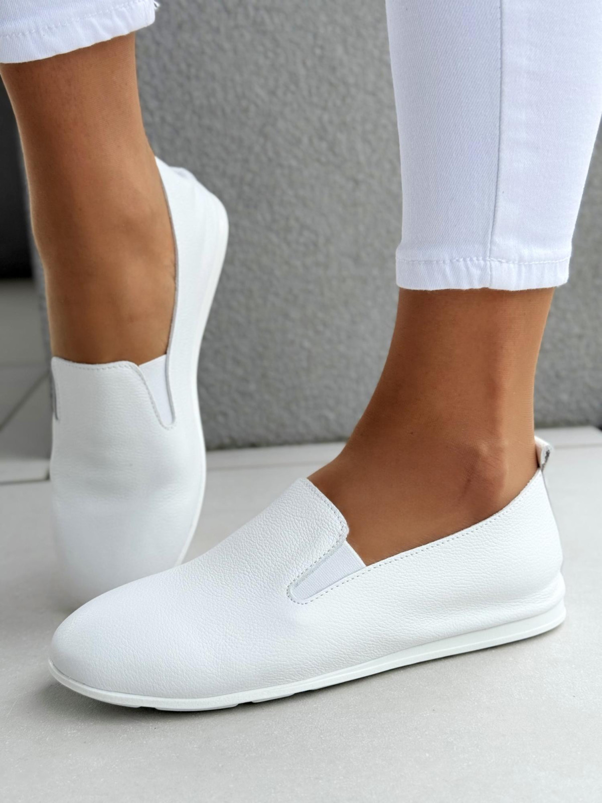 Mokasyny damskie OLEKSY ze skóry naturalnej