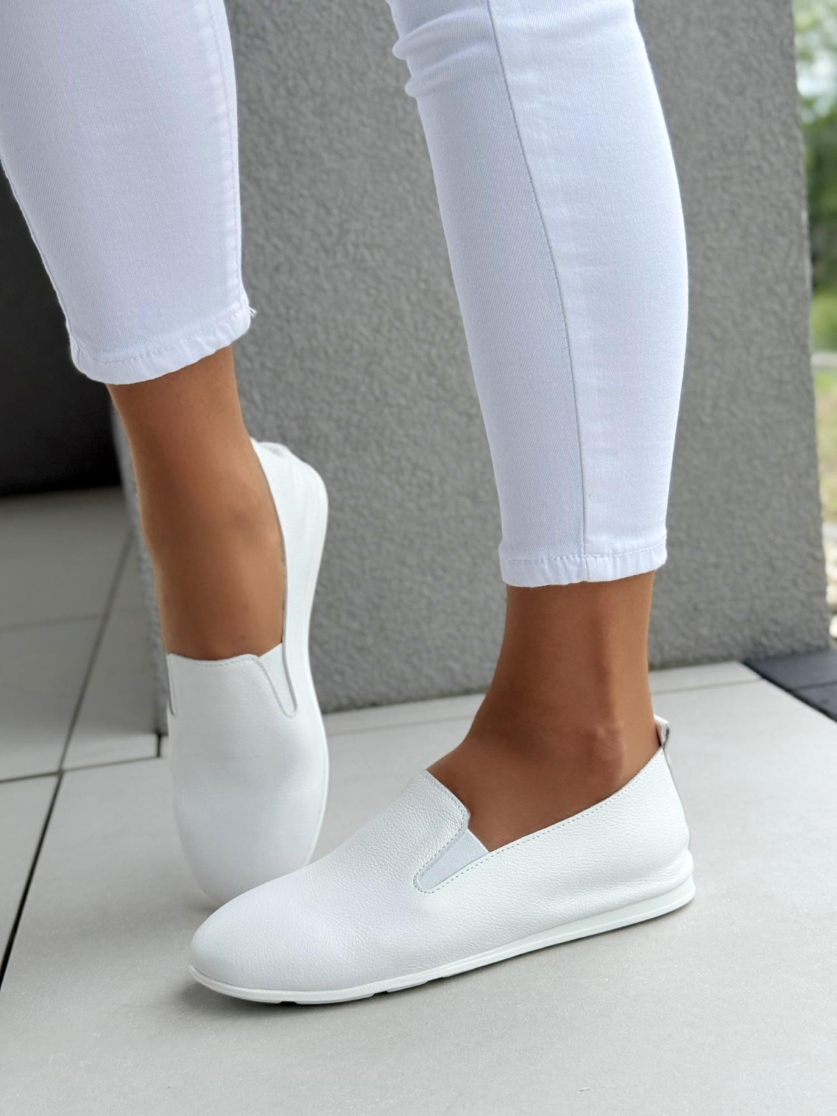 Mokasyny damskie OLEKSY ze skóry naturalnej