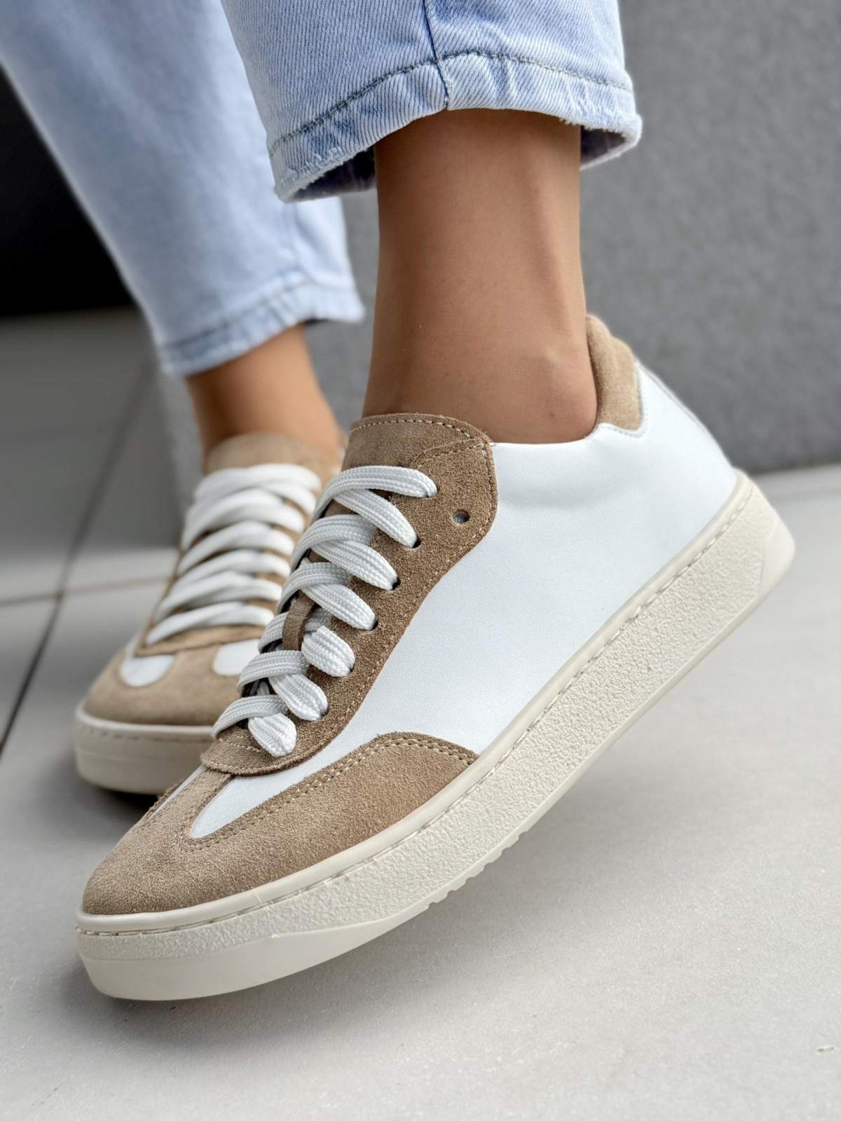 Sneakersy barefood OLEKSY ze skóry naturalnej polskiej produkcji