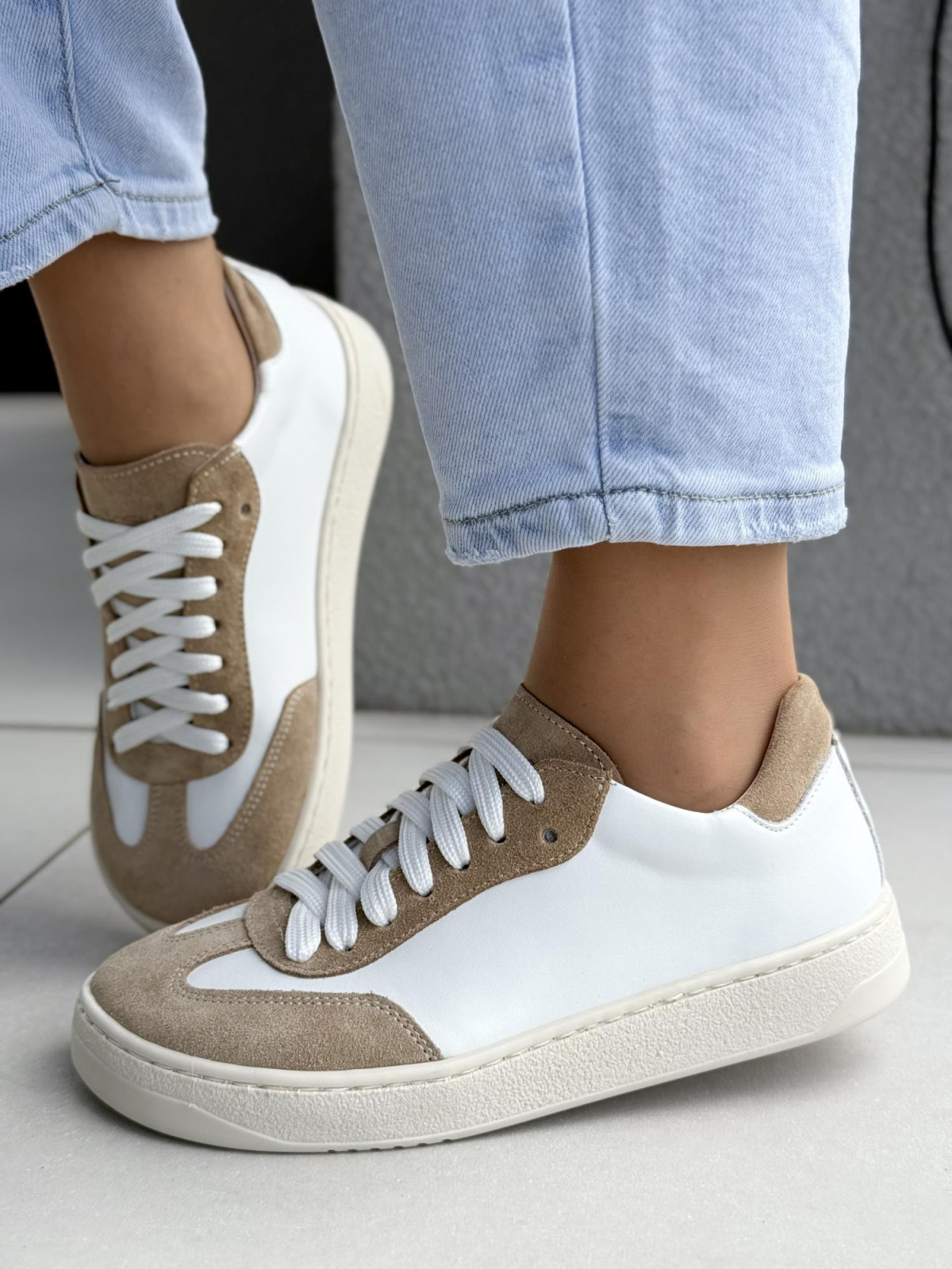 Sneakersy barefood OLEKSY ze skóry naturalnej polskiej produkcji