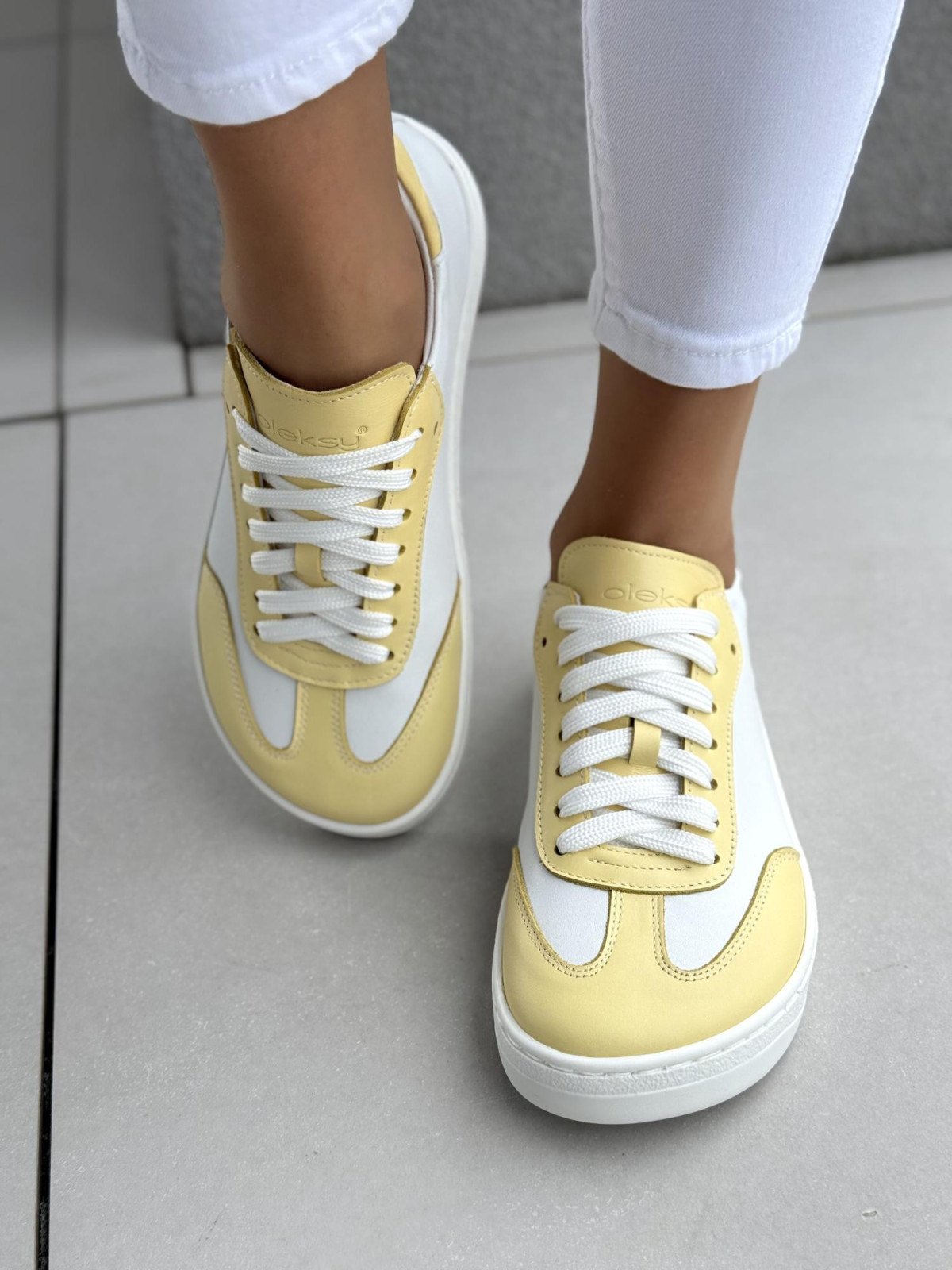 Sneakersy barefood OLEKSY ze skóry naturalnej polskiej produkcji