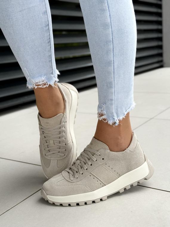 Sneakersy damskie OLEKSY ze skóry naturalnej Polskiej produkcji