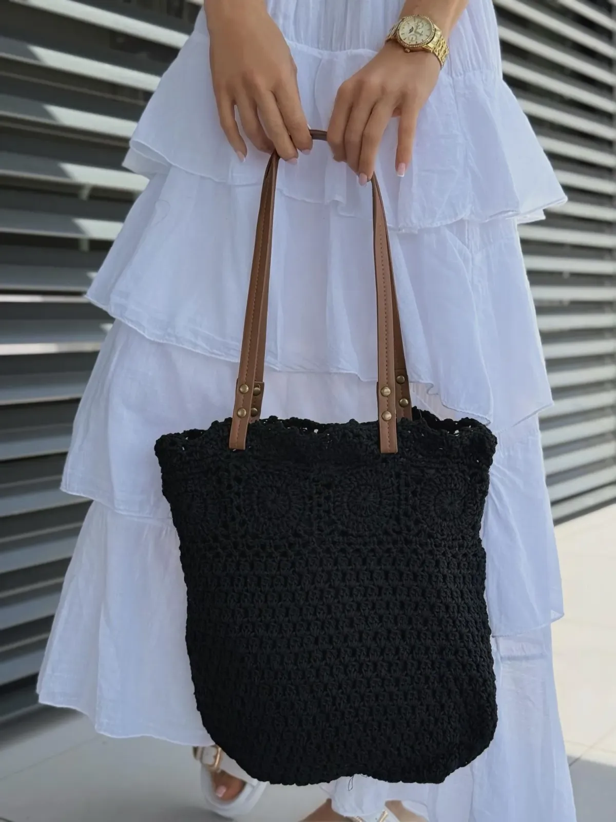 Modna czarna torebka damska