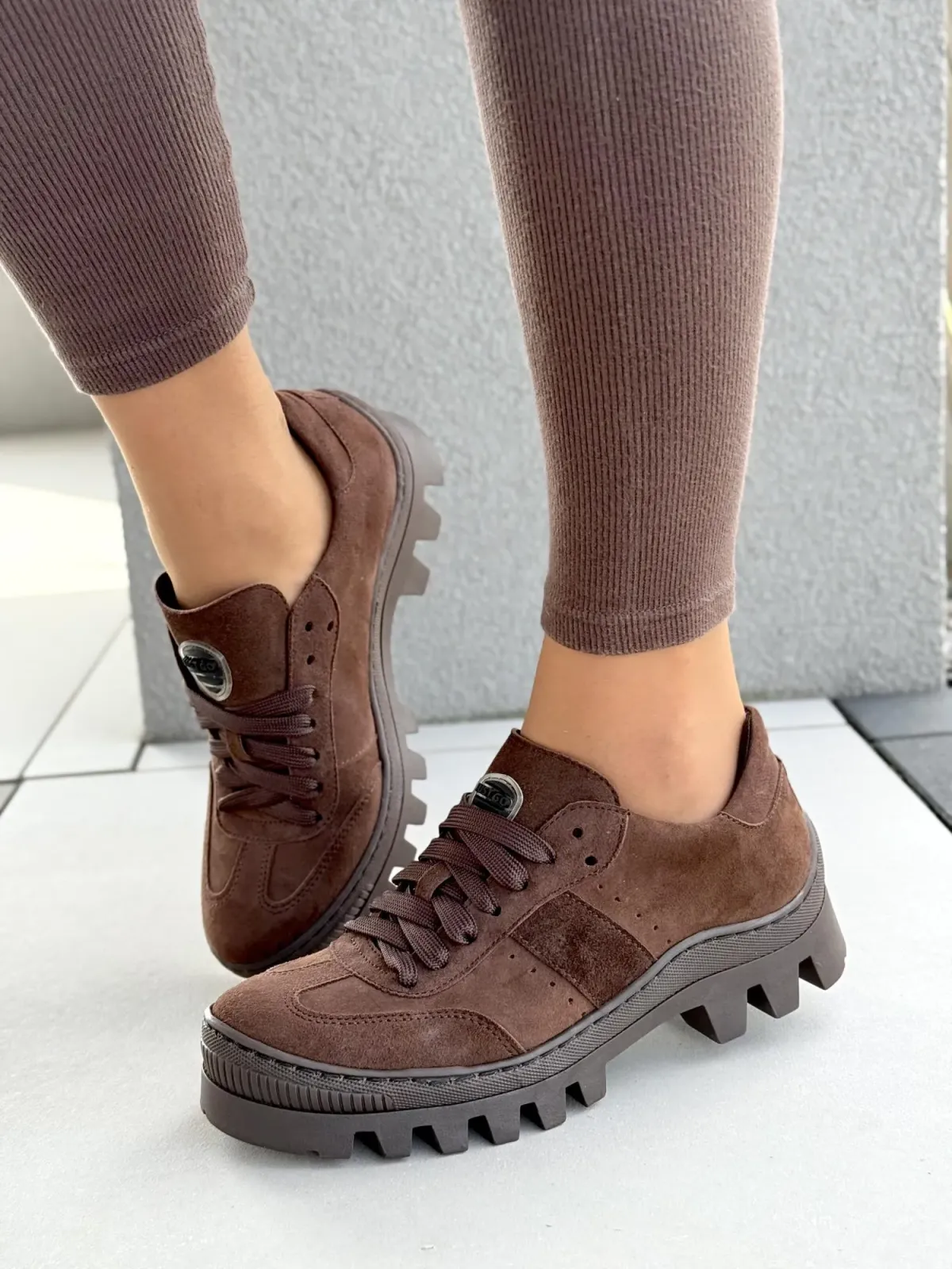 Trapery damskie OLEKSY ze skóry naturalnej Polskiej produkcji