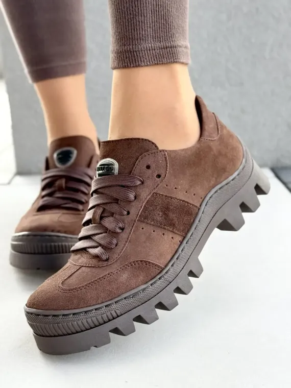 Trapery damskie OLEKSY ze skóry naturalnej Polskiej produkcji