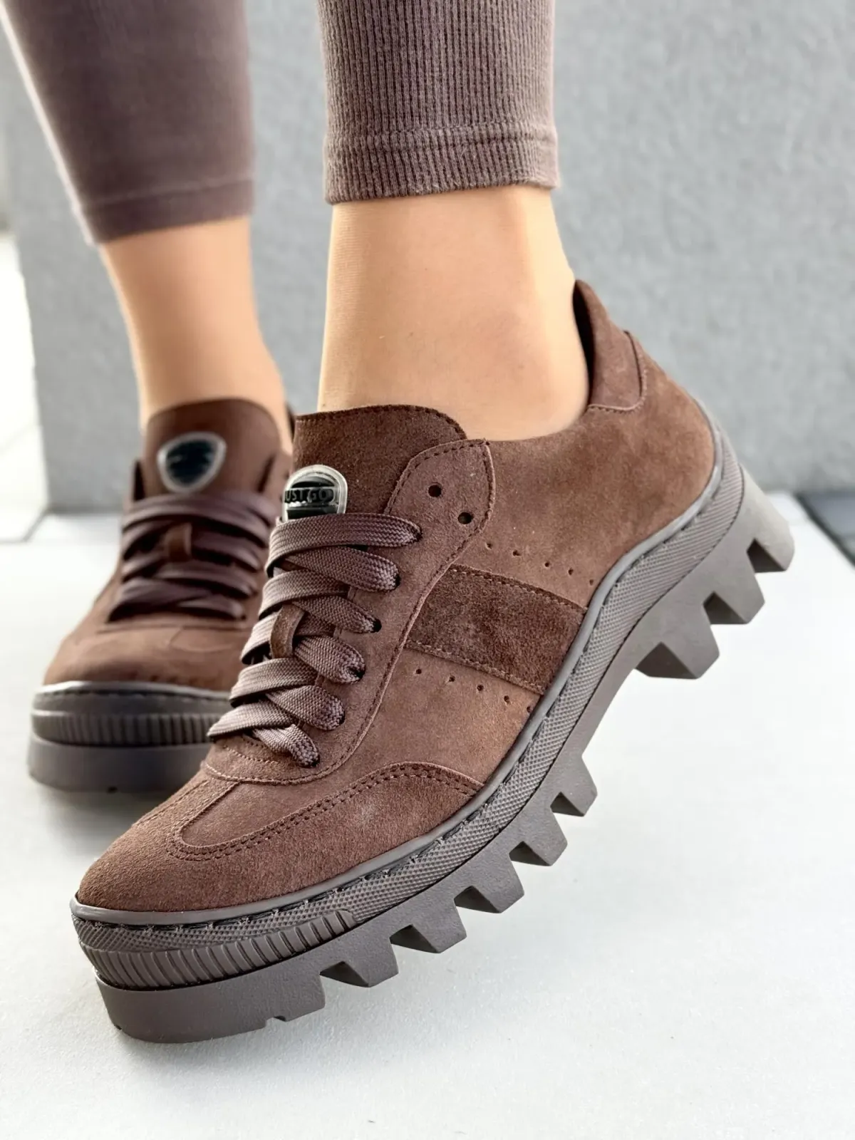 Trapery damskie OLEKSY ze skóry naturalnej Polskiej produkcji