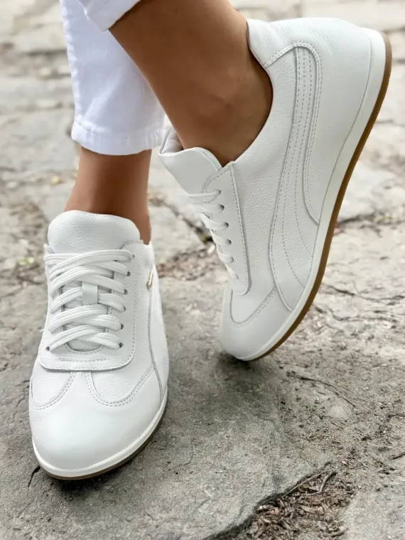 Sneakersy damskie OLEKSY ze skóry naturalnej Polskiej produkcji